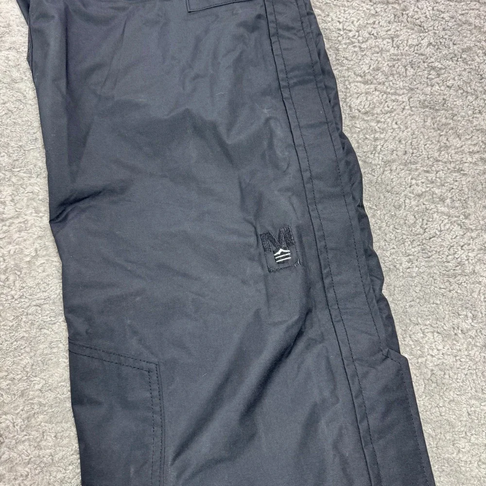 Mountain Uniforms Entrant Dermizax Ski Pants Large Black Waterproof Cargo